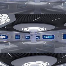 原創時尚現代科技展廳 3DMAX高清效果圖，版權可商用